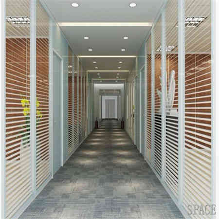 佛山办公室玻璃隔断效果图